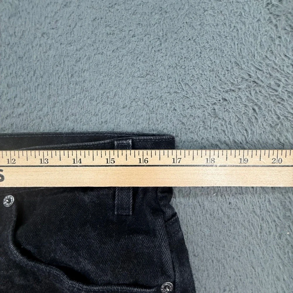 Levi's 505 Jeans Mens 34x30 Black Orange Tab Regular Fit Straight Leg Denim 80's